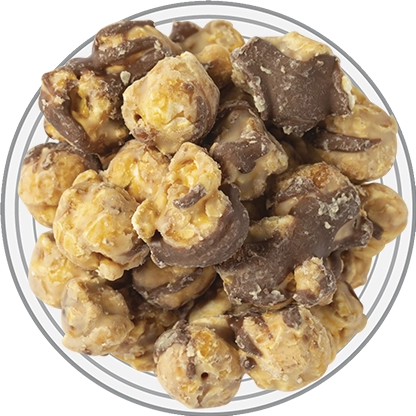 Corn Peanut Butter Cup Popcorn